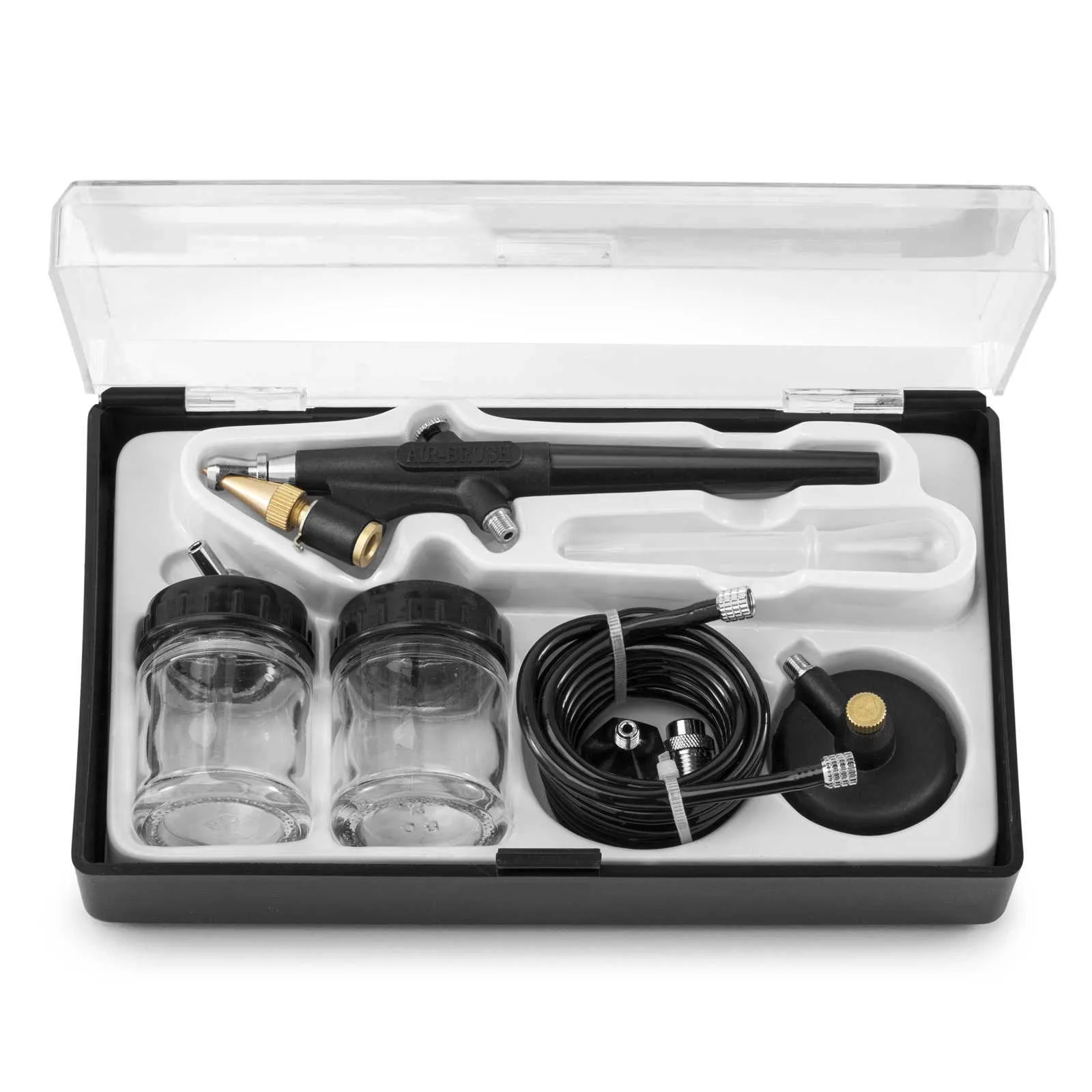 Multi-Purpose Single-Action Airbrush & Compressor & Createx Paints