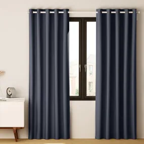 Noise Reducing Blockout Curtains, 240x230cm - 2 Panels, Artiss