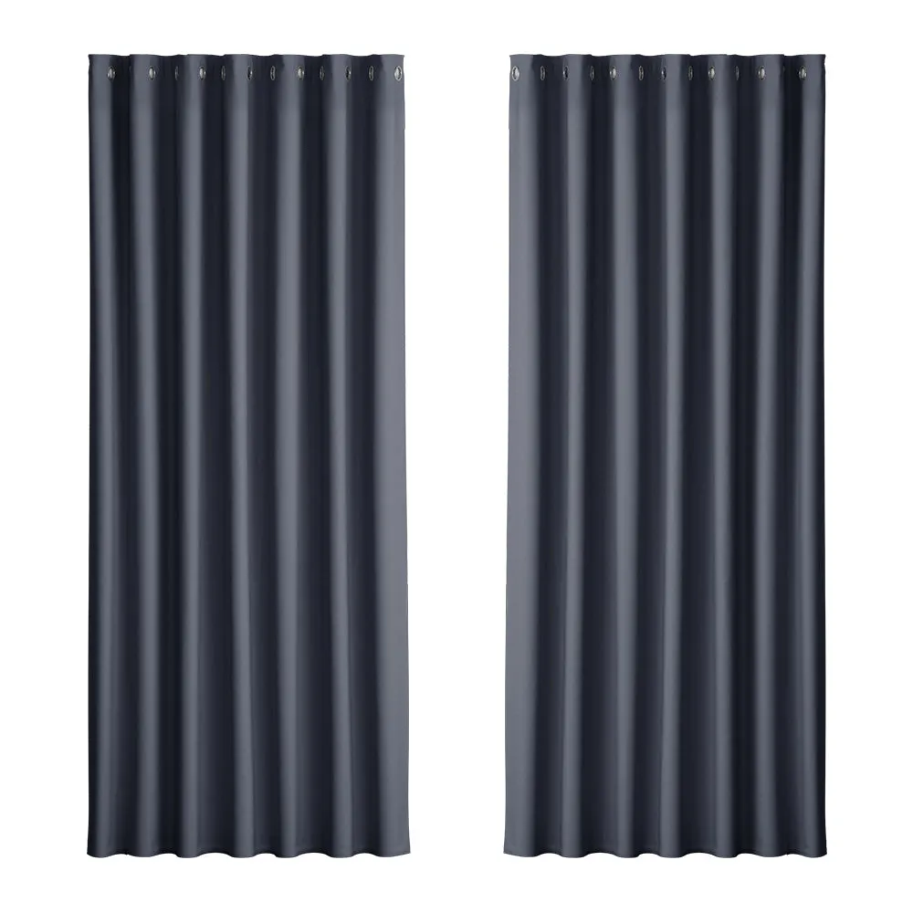 Noise Reducing Blockout Curtains, 240x230cm - 2 Panels, Artiss