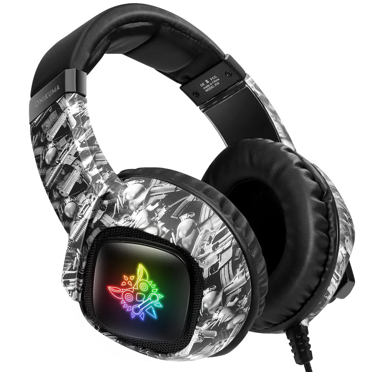 ONIKUMA K19 RGB Wired Gaming Headset