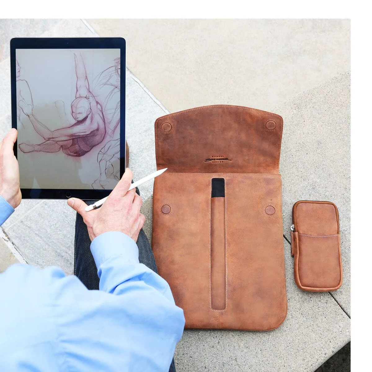 Premium Leather iPad Pro Bag