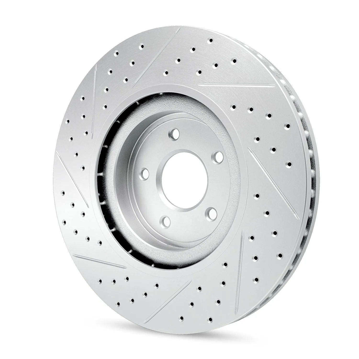 R1 Concepts - Carbon GEOMET® Series  - Rear Kit - Drilled & Slotted Rotors - 2015-2020 F150/Raptor (Manual Parking Brake)