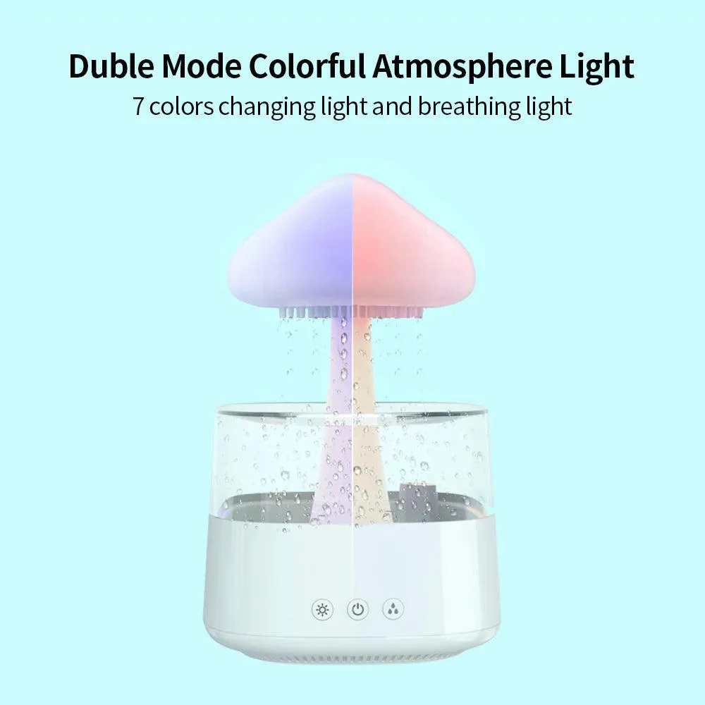 Relax Rain Diffuser Humidifier Raindrop Aromatherapy Machine Colorful