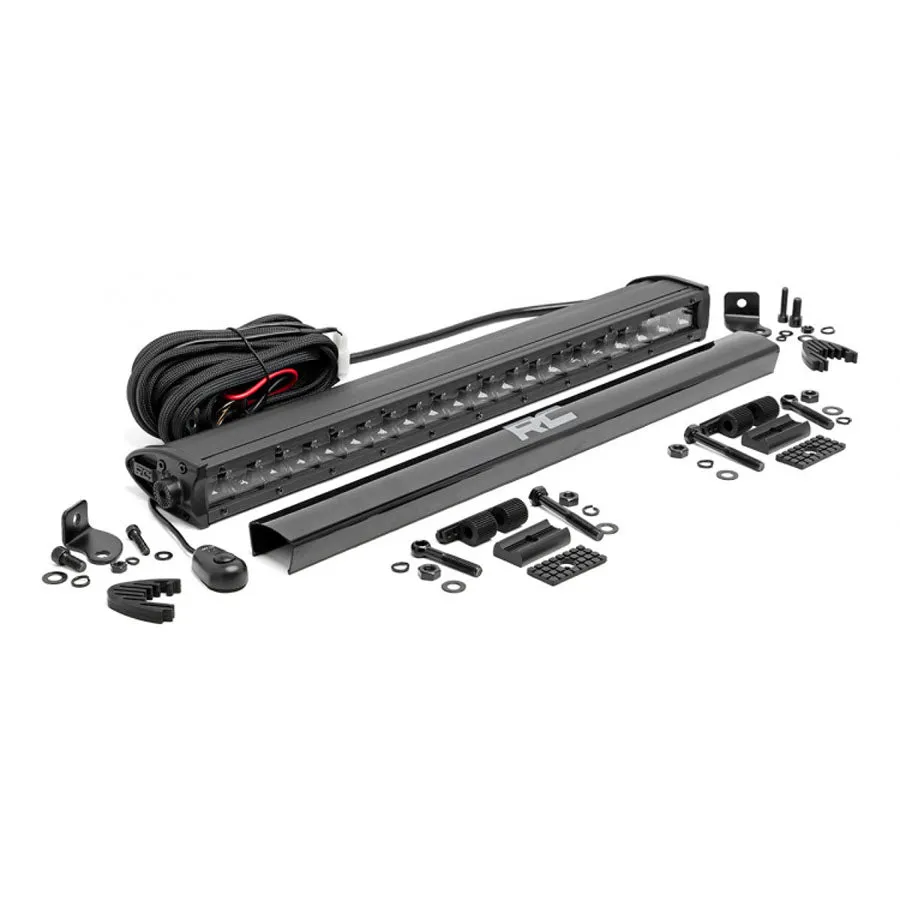 Rough Country Black Series LED Light Bar 20" Single Row | Universal