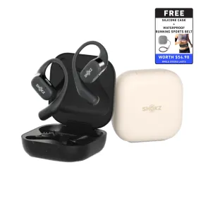 Shokz OpenFit Ultra-Lightweight Open-Ear Wireless Compact Earbuds