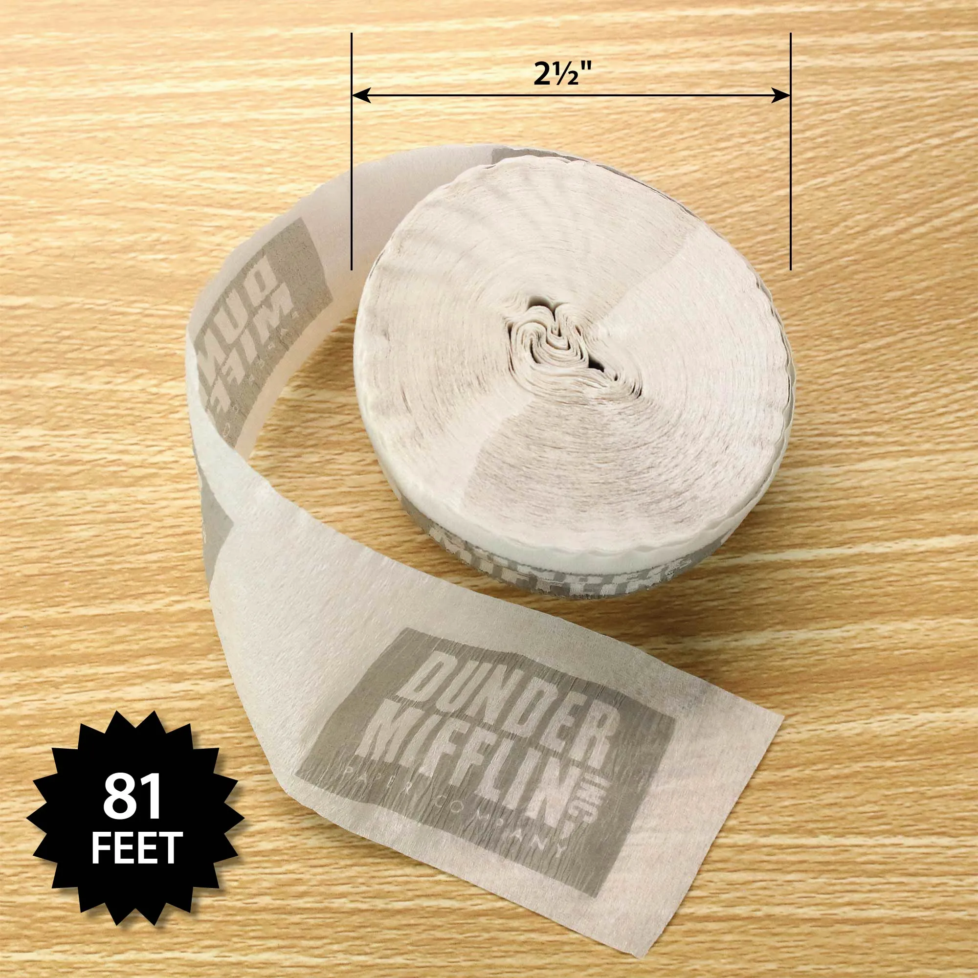 The Office – Dunder Mifflin 2½" Crepe Paper Roll