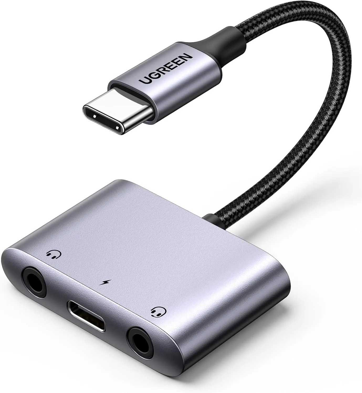 UGREEN USB C to 3.5mm Audio Splitter