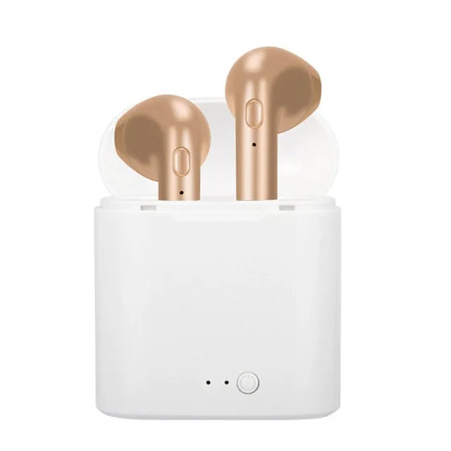 Upgraded i7 i7s TWS Mini Wireless Bluetooth 5.0 Earphone In-Ear Stereo Earbud Headset with Mic Binaural call For All Smart Phone