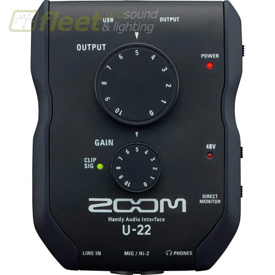 Zoom U-22 - USB Mobile Recording and Performance Interface