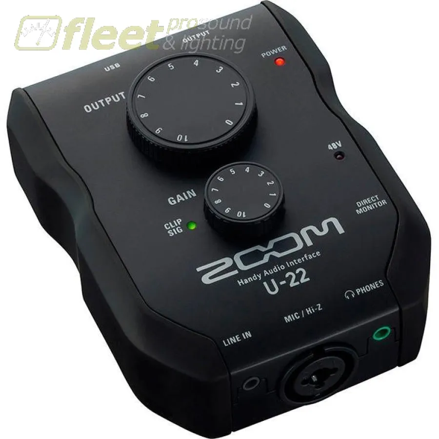 Zoom U-22 - USB Mobile Recording and Performance Interface